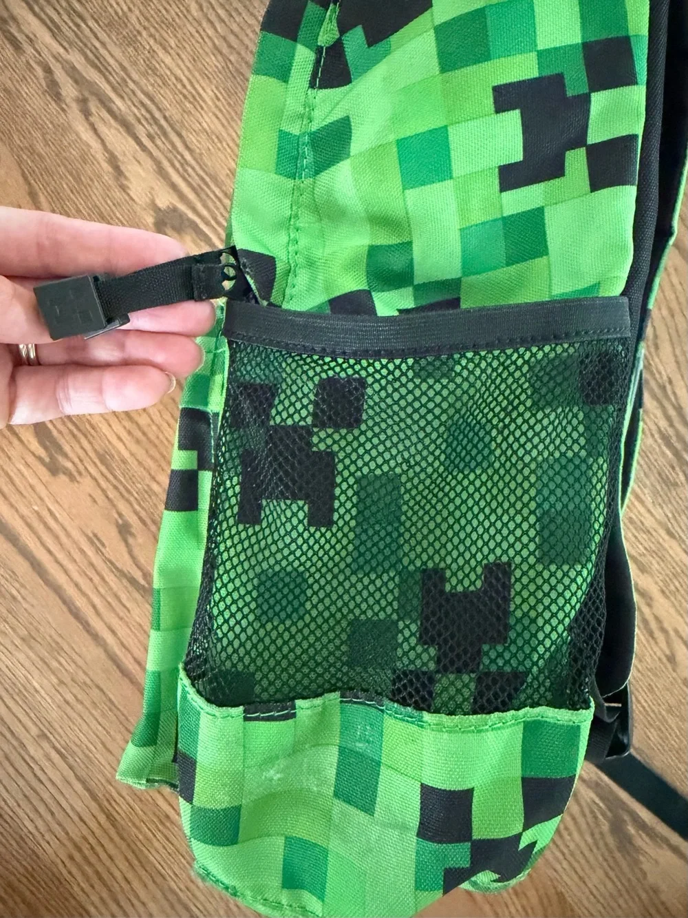 Minecraft Creeper Green/Black Backpack